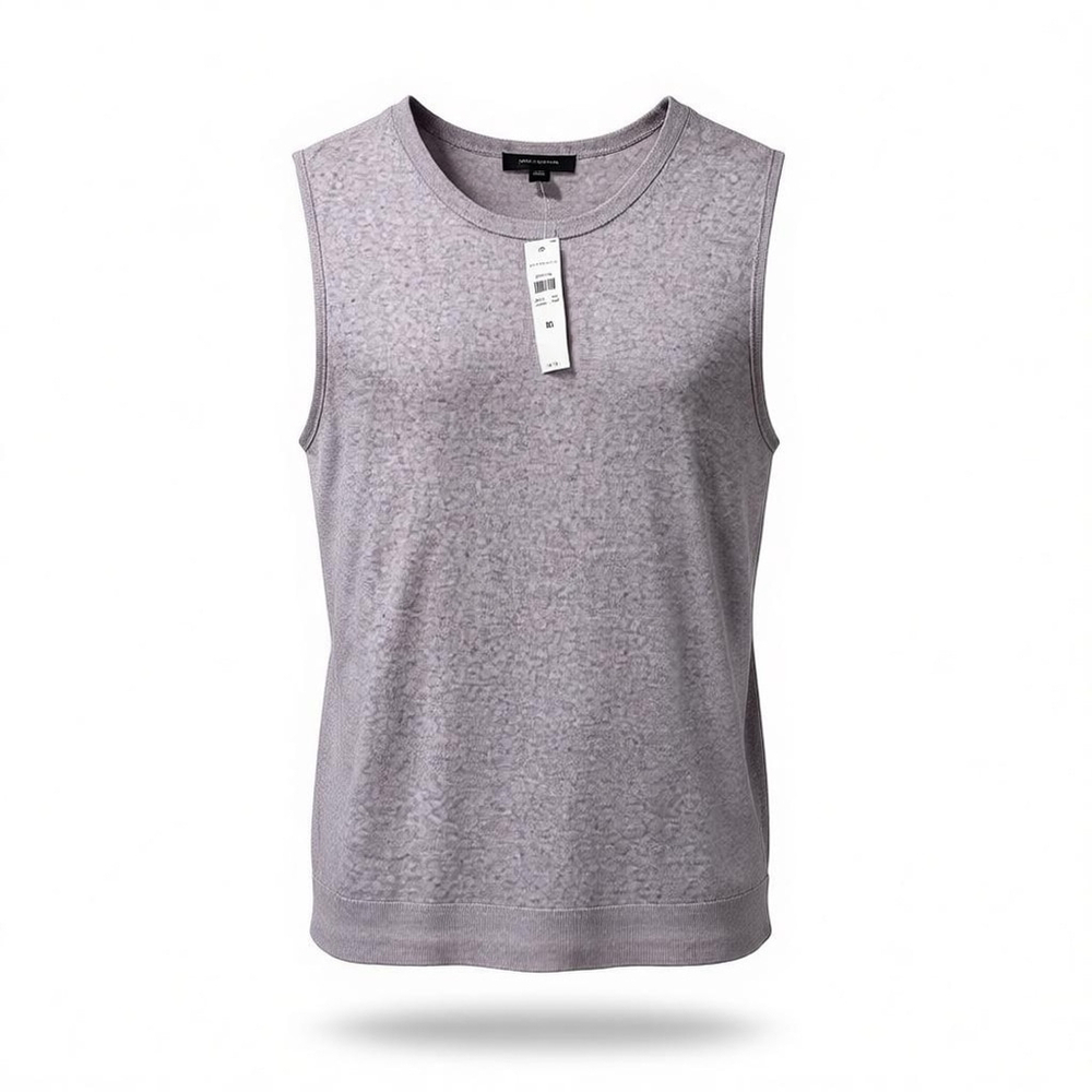 Ann Taylor Heathered lavender purple knit Sleeveless Top NWT size XL